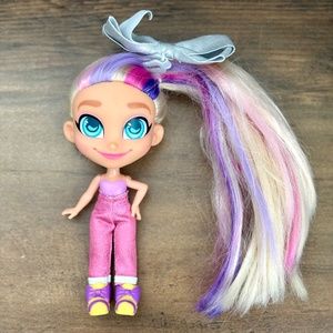 Nickelodeon JoJo Siwa HAIRDORABLES Doll Toy Figure Silver Bow Long Hair Posable